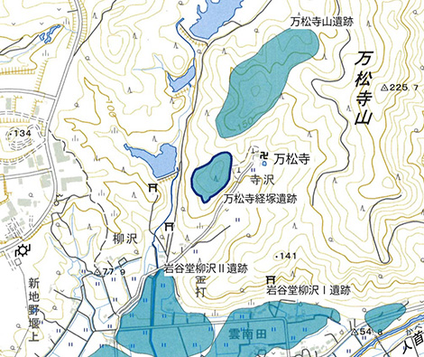 第1図周辺遺跡分布図