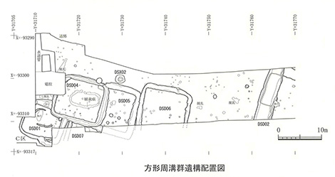 第2図 方形周溝遺構群