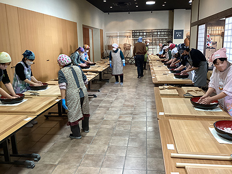 年越しそば打ち体験教室2025